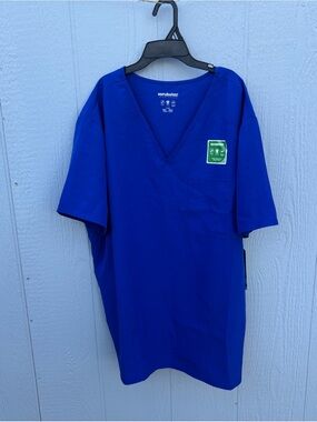 Scrubstar Unisex V-Neck Medical Scrub - Electric Blue